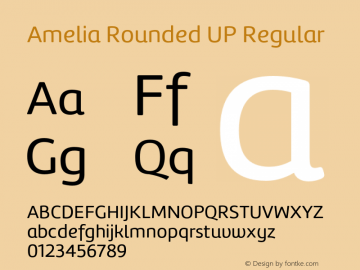 Amelia-Rounded-UP-Regular Version 001.001图片样张