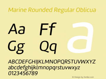 Marine-Rounded-Regular-Oblicua Version 001.001图片样张