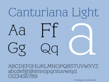 Canturiana Light Version 1.000;FEAKit 1.0图片样张