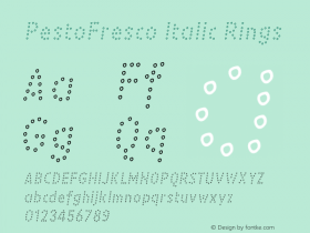 PestoFresco Italic Rings Version 1.000;hotconv 1.0.109;makeotfexe 2.5.65596图片样张