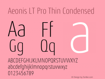 Aeonis LT Pro Thin Cond Version 1.100图片样张