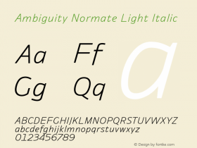 Ambiguity Normate Light It Version 1.00, build 10, s3图片样张