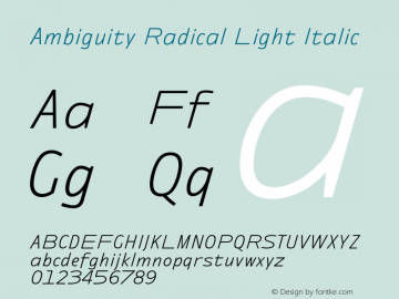 Ambiguity Radical Light It Version 1.00, build 10, s3图片样张