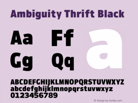 Ambiguity Thrift Black Version 1.00, build 11, s3图片样张