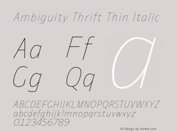 Ambiguity Thrift Thin It Version 1.00, build 10, s3图片样张