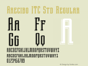 AreciboITCStd Version 1.000;PS 001.000;hotconv 1.0.38图片样张