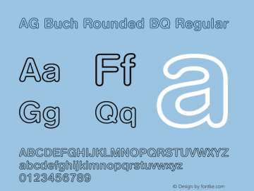 AG Buch Rounded BQ Regular 001.000图片样张