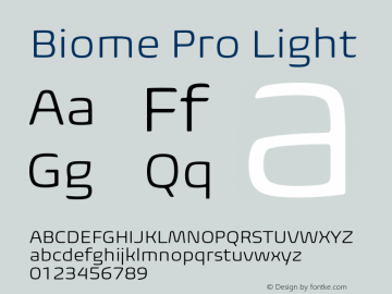 BiomePro-Light Version 1.000图片样张