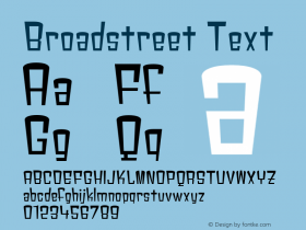 Broadstreet Text Version 1.00, build 2, s3图片样张