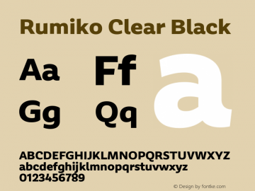 Rumiko Clear Black Version 2.000图片样张