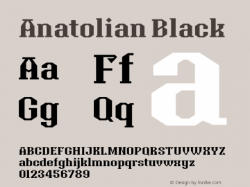 Anatolian-Black Version 1.000图片样张