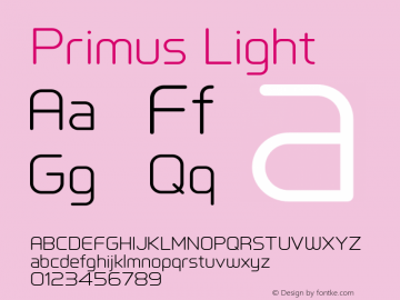 Primus-Light Version 1.004图片样张