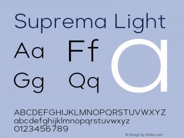 Suprema-Light Version 1.003图片样张