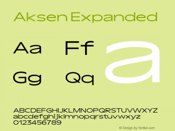 Aksen Expanded Version 3.003图片样张