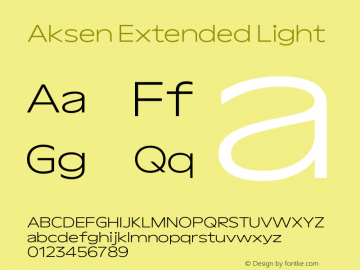 Aksen Extended Light Version 3.003图片样张