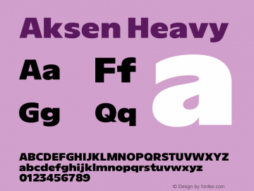 Aksen Heavy Version 3.003图片样张