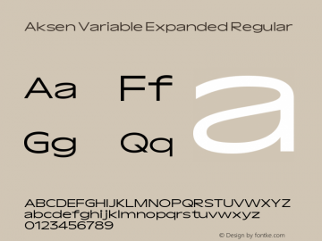 Aksen Variable Expanded Version 3.003图片样张