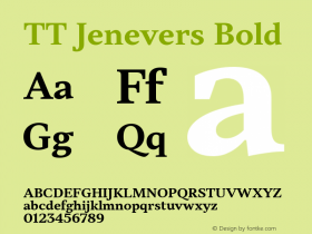 TT Jenevers Bold Version 1.110.17102022图片样张