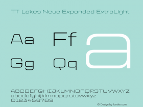 TT Lakes Neue Expanded ExtraLight Version 2.000.11012023图片样张