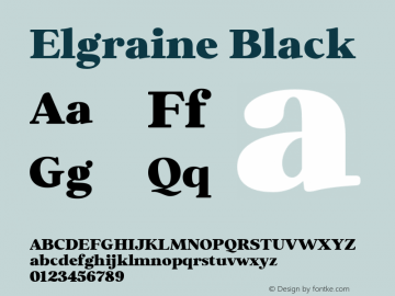 Elgraine-Black Version 1.000图片样张