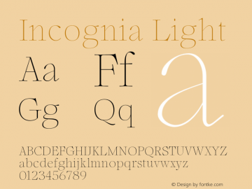 Incognia-Light Version 1.000图片样张