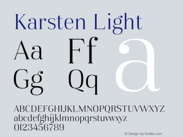 Karsten-Light Version 1.000图片样张
