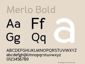 Merlo-Bold 1.000图片样张