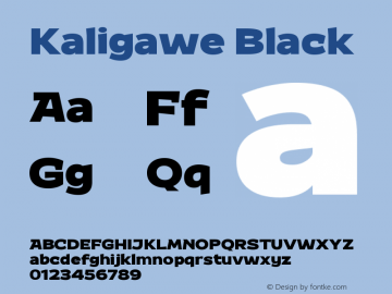 Kaligawe Black Version 1.000图片样张