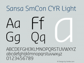 Sansa SmCon CYR Light Version 1.001图片样张