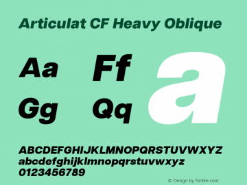 Articulat CF Heavy Oblique Version 3.200;FEAKit 1.0图片样张