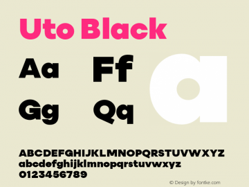 Uto Black Version 1.000;FEAKit 1.0图片样张