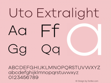 Uto Extralight Version 1.000;FEAKit 1.0图片样张