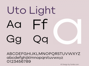 Uto Light Version 1.000;FEAKit 1.0图片样张