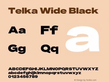 Telka Wide Black Version 2.00图片样张