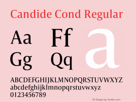 Candide Cond Version 1.000图片样张