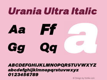Urania Ultra It Version 1.000图片样张