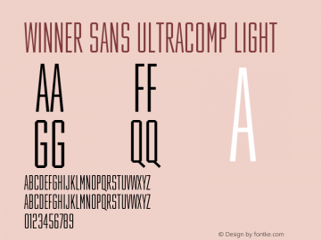 Winner Sans UltraComp Light Version 1.105图片样张