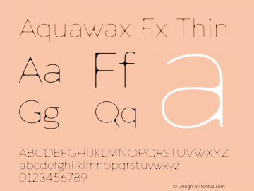 Aquawax Fx Thin Version 2.002图片样张