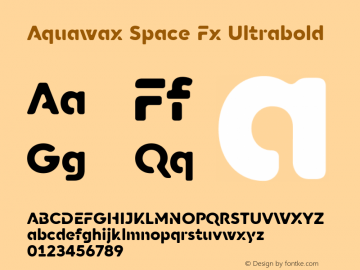 Aquawax Space Fx Ultrabold Version 2.002图片样张