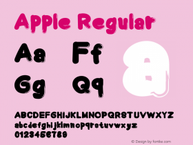 Apple-Regular Version 1.000图片样张