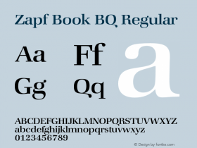 Zapf Book BQ Regular 001.000图片样张