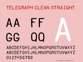 Telegraph Clean Straight Version 2.001图片样张