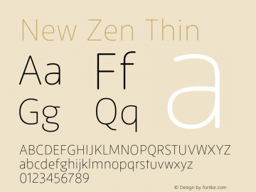 New Zen Thin Version 2.001;FEAKit 1.0图片样张