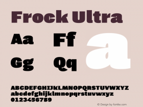 Frock Ultra Version 1.001;hotconv 1.0.109;makeotfexe 2.5.65596图片样张