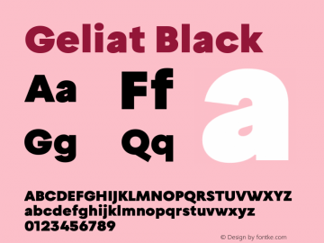 Geliat Black Version 1.000图片样张