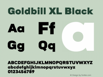 Goldbill XL Black Version 1.001图片样张