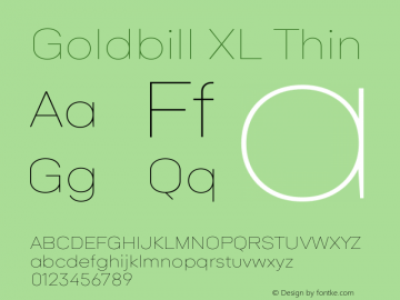 Goldbill XL Thin Version 1.001图片样张