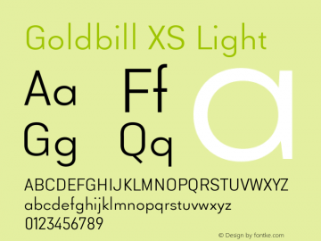 Goldbill XS Light Version 1.001图片样张