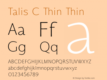 TalisCThin Version 001.001图片样张