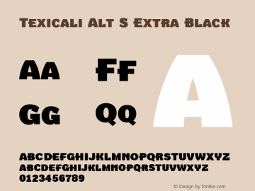 Texicali Alt S Extra Black Version 1.000图片样张